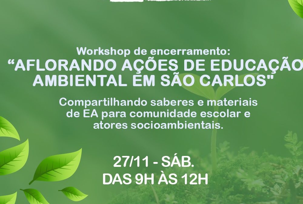 II Workshop do Projeto Aflorar – EVENTO ONLINE E GRATUITO