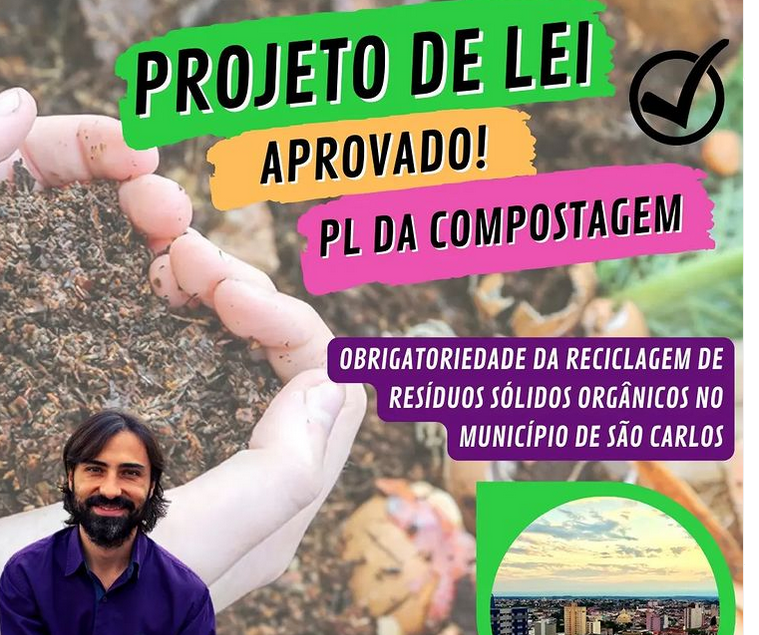Projeto de lei aprovado : Lei da compostagem!